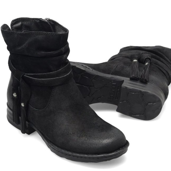 Born Kenya Bootie In Black Distressed - Picture 1 of 14